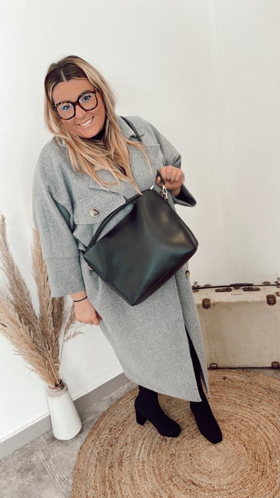 Manteau long boule