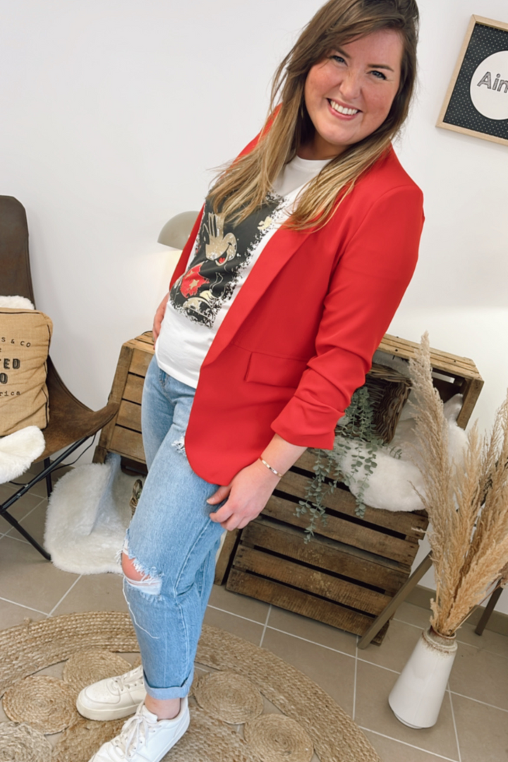 Blazer Marie Rouge