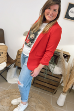Charger l&#39;image dans la galerie, Blazer Marie Rouge

