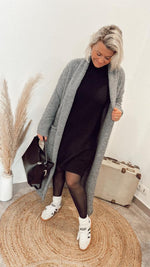 Charger l&#39;image dans la galerie, Gilet/manteau long bouclettes
