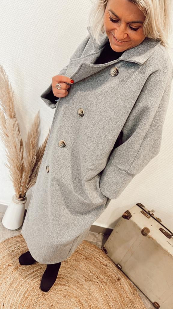 Manteau long boule