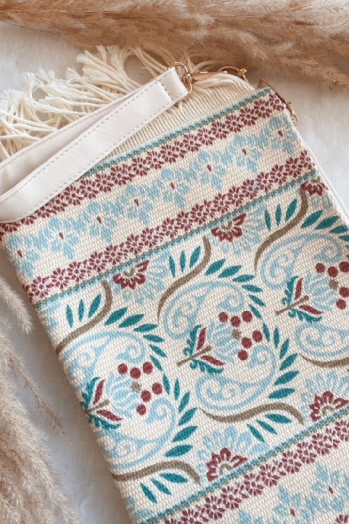 Pochette Bohème Bleu