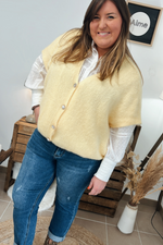 Charger l&#39;image dans la galerie, Gilet sans manches Ginette Jaune
