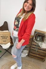 Charger l&#39;image dans la galerie, Blazer Marie Rouge
