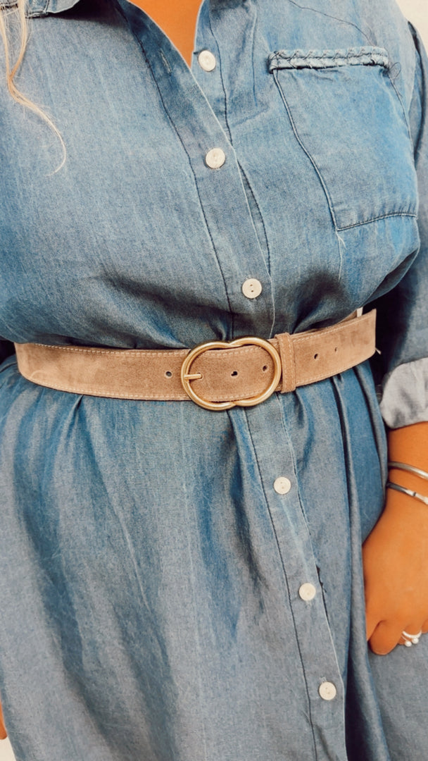 Ceinture en cuir Maya