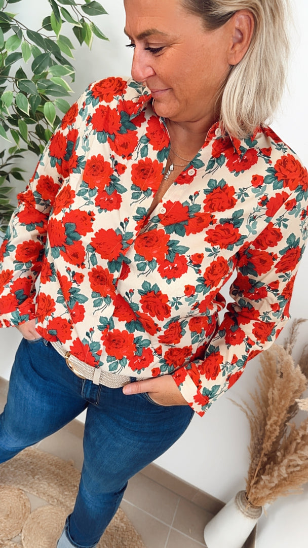 Chemise fleurs Armande