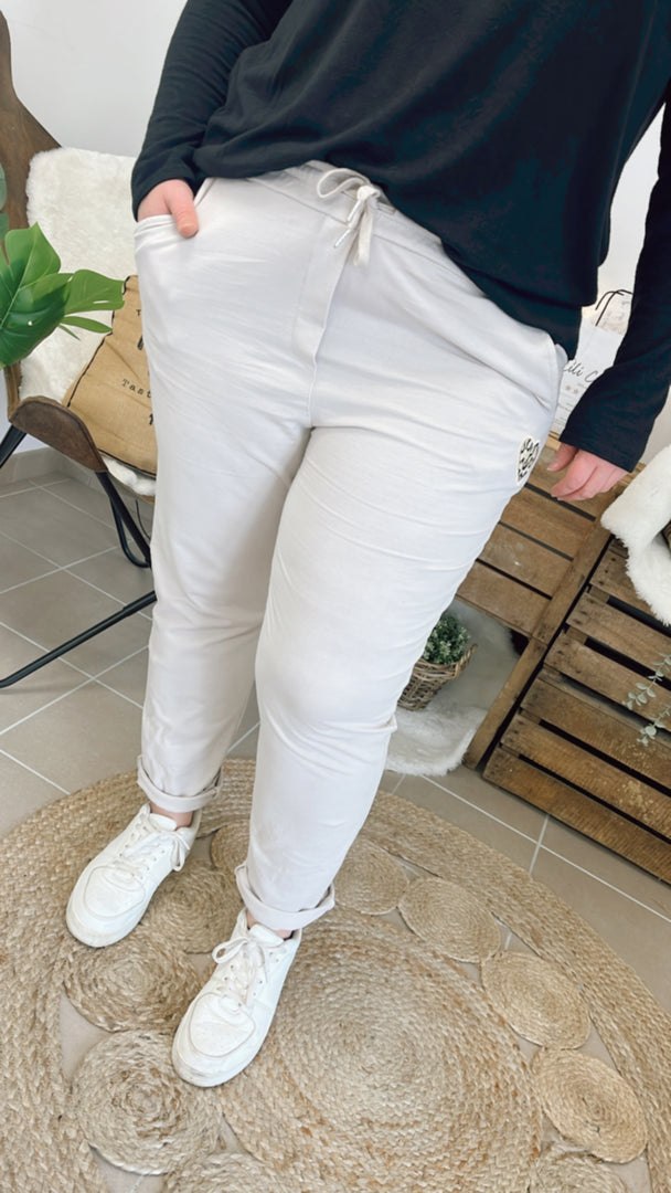 Panta jogg Adèle Beige