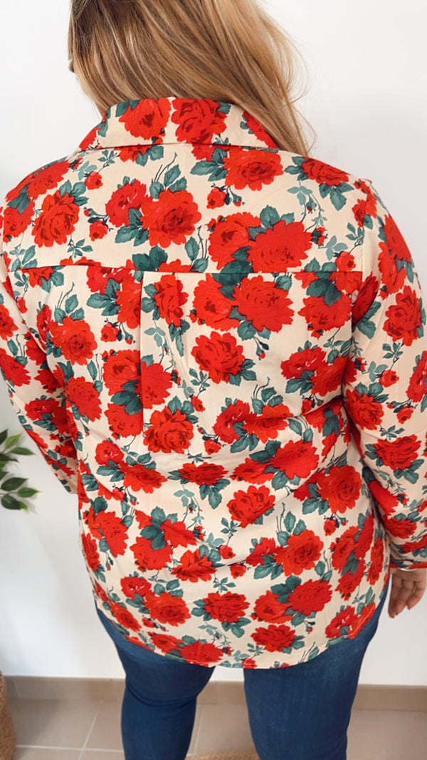 Chemise fleurs Armande