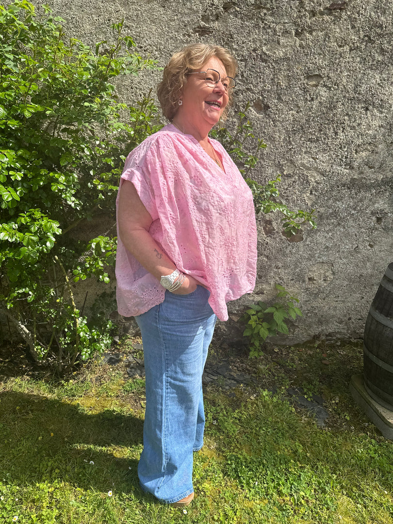 Blouse broderie anglaise Yvette