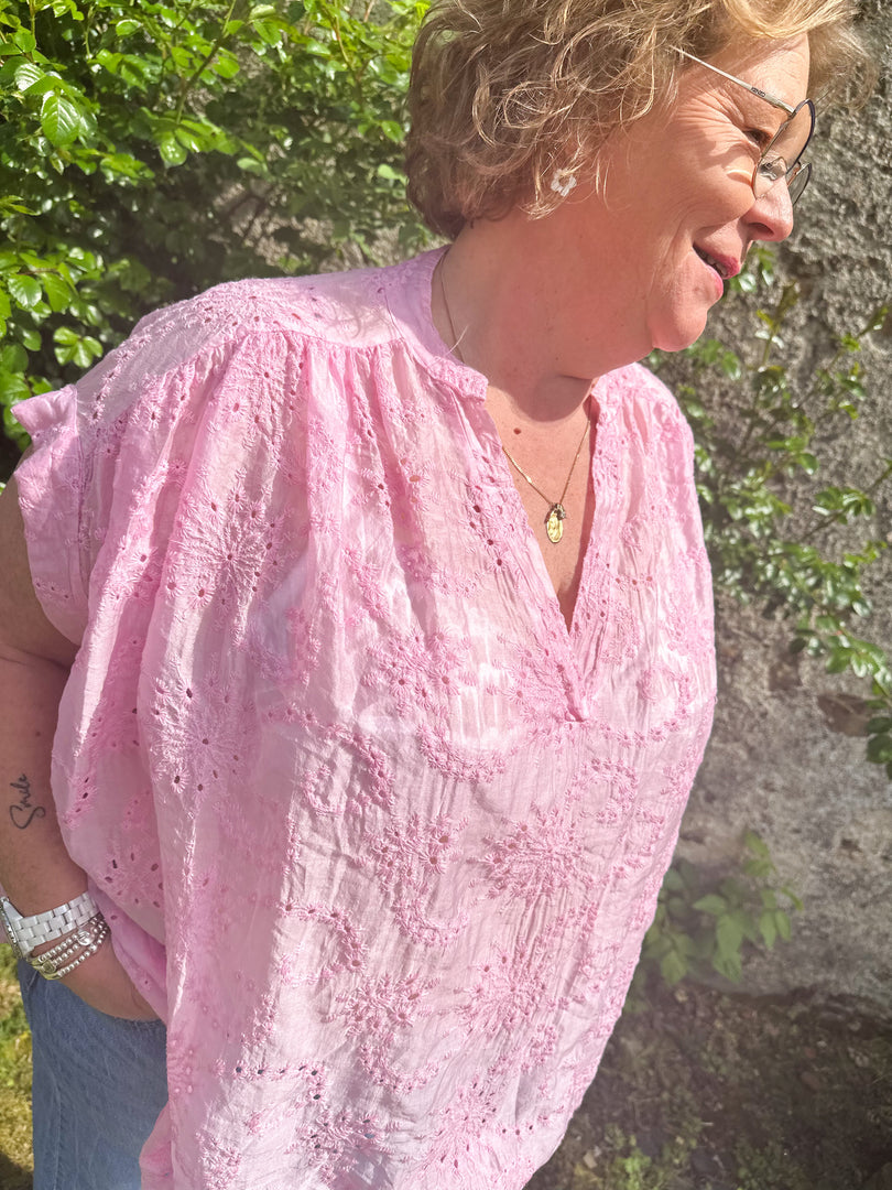 Blouse broderie anglaise Yvette