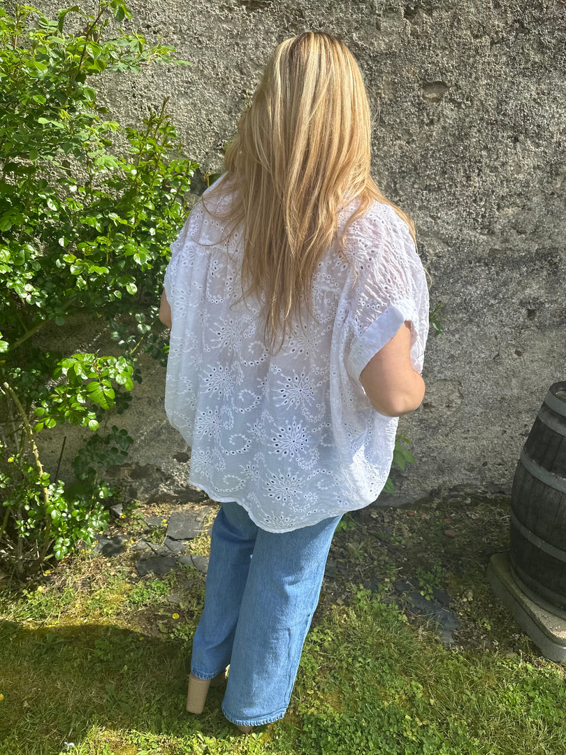 Blouse broderie anglaise Yvette