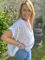 Charger l&#39;image dans la galerie, Blouse broderie anglaise Yvette

