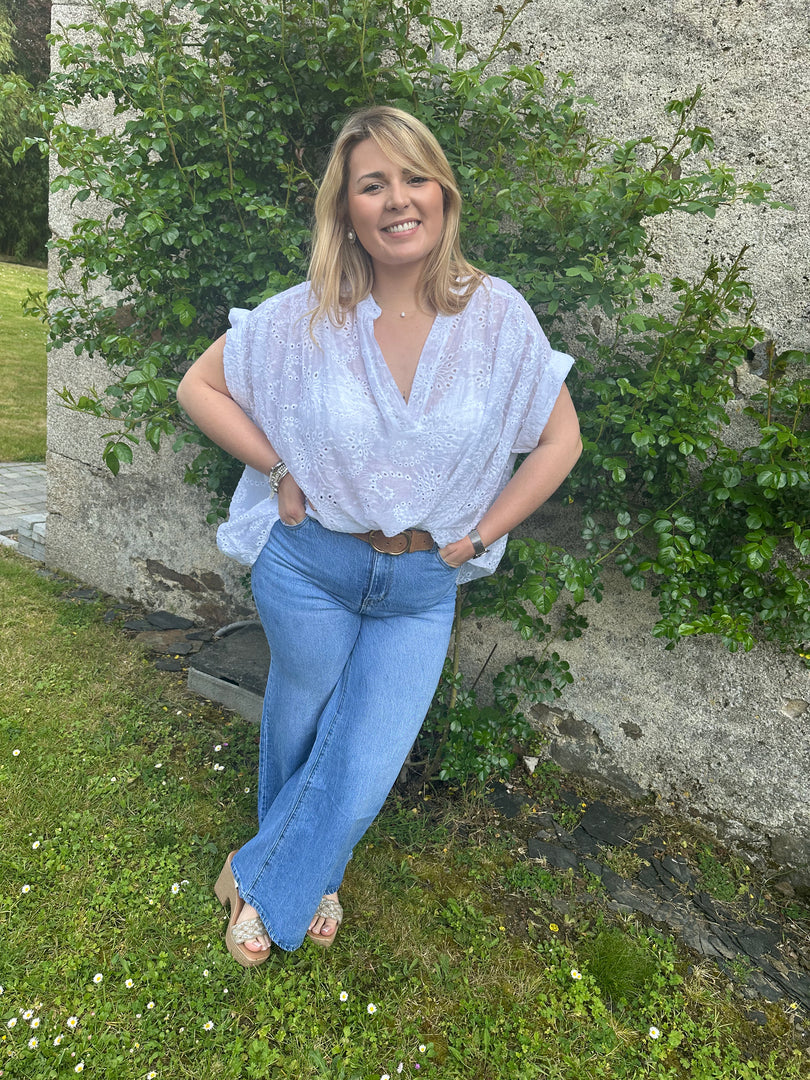 Blouse broderie anglaise Yvette