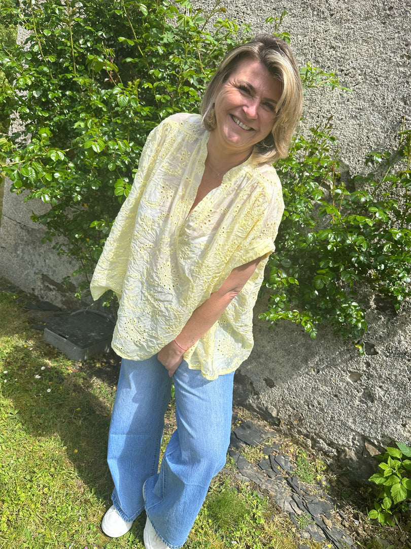 Blouse broderie anglaise Yvette