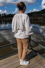 Charger l&#39;image dans la galerie, Blouse Louisette Bleu Création Lili Cocotte
