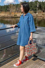 Charger l&#39;image dans la galerie, Robe en jean Gigi Création Lili Cocotte

