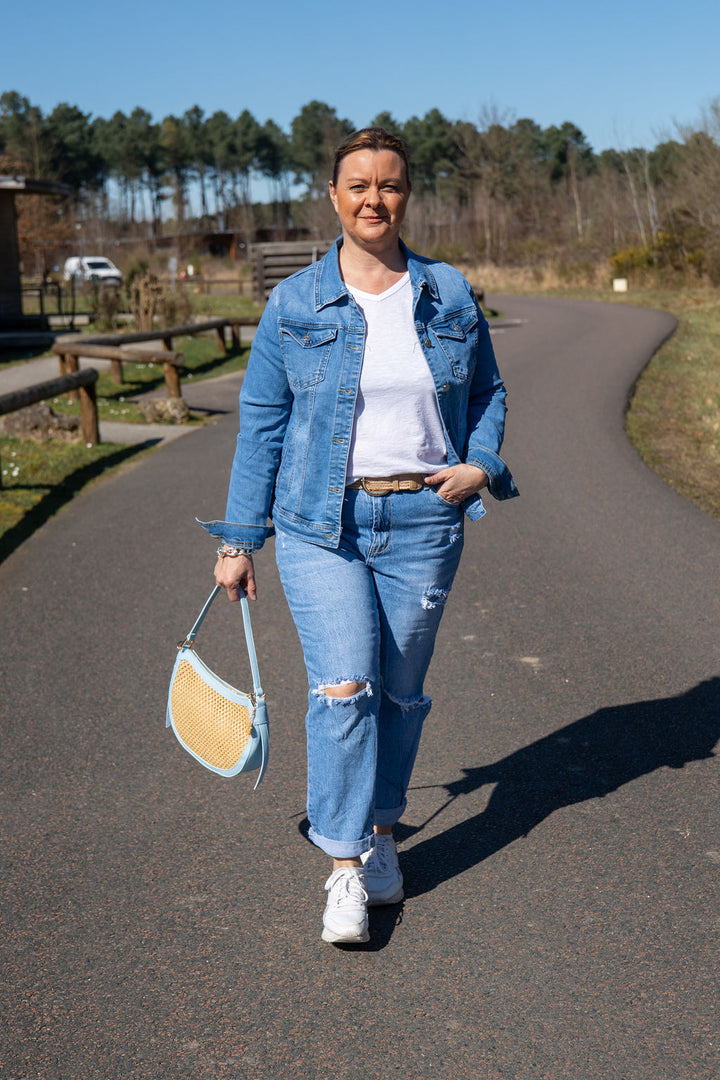 Veste en jean Simone