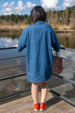 Charger l&#39;image dans la galerie, Robe en jean Gigi Création Lili Cocotte
