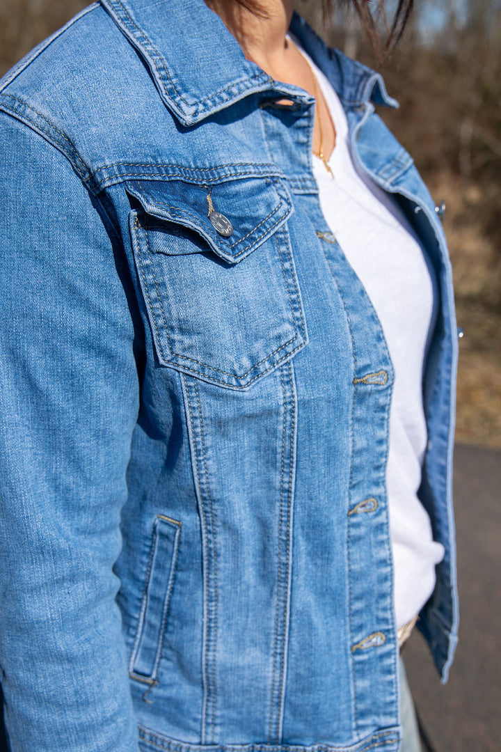 Veste en jean Simone