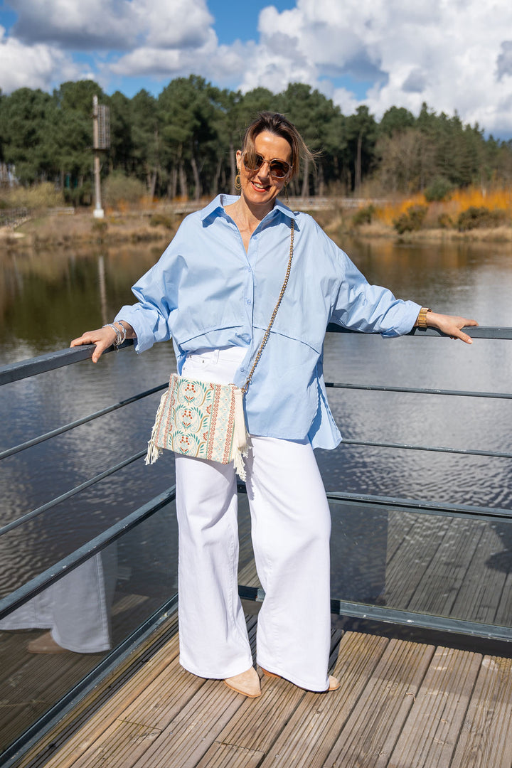 Chemisier Bleu Amandine Lili Cocotte