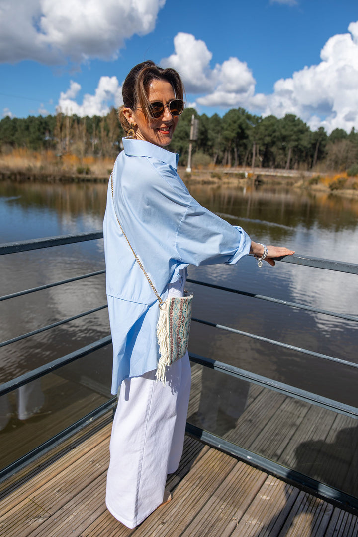 Chemisier Bleu Amandine Lili Cocotte