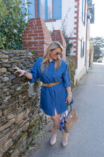 Charger l&#39;image dans la galerie, Robe en jean Gigi Création Lili Cocotte
