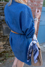 Charger l&#39;image dans la galerie, Robe en jean Gigi Création Lili Cocotte
