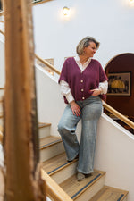 Charger l&#39;image dans la galerie, Gilet sans manches Ginette Bordeaux
