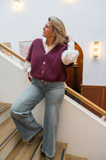 Charger l&#39;image dans la galerie, Gilet sans manches Ginette Bordeaux
