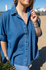 Charger l&#39;image dans la galerie, Blouse Cassandre Lili cocotte
