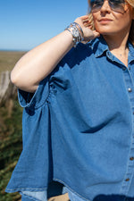 Charger l&#39;image dans la galerie, Blouse Cassandre Lili cocotte
