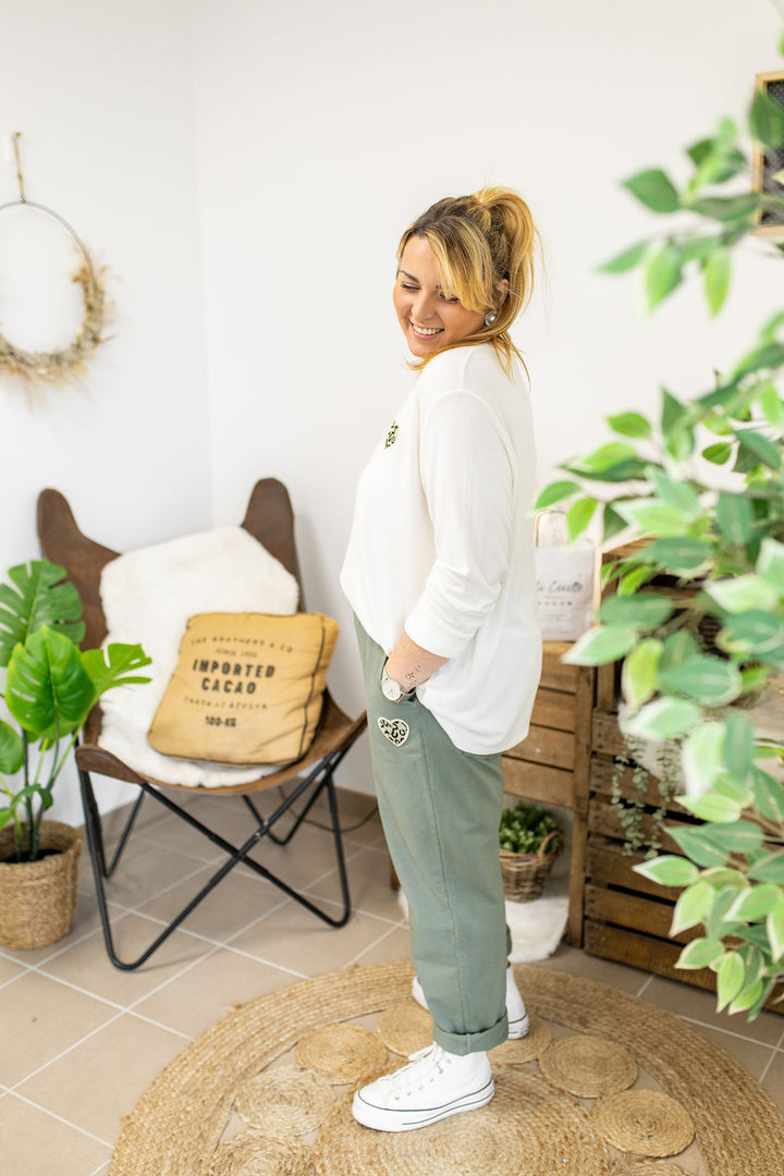 Panta jogg Adèle Kaki