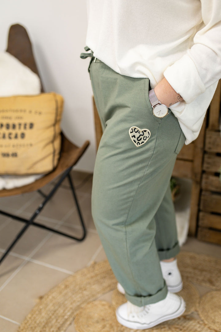 Panta jogg Adèle Kaki