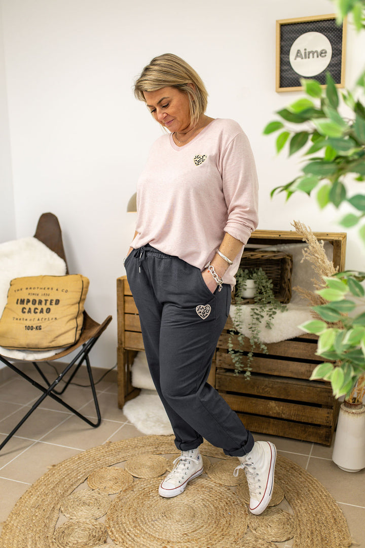 Panta jogg Adèle Bleu marine