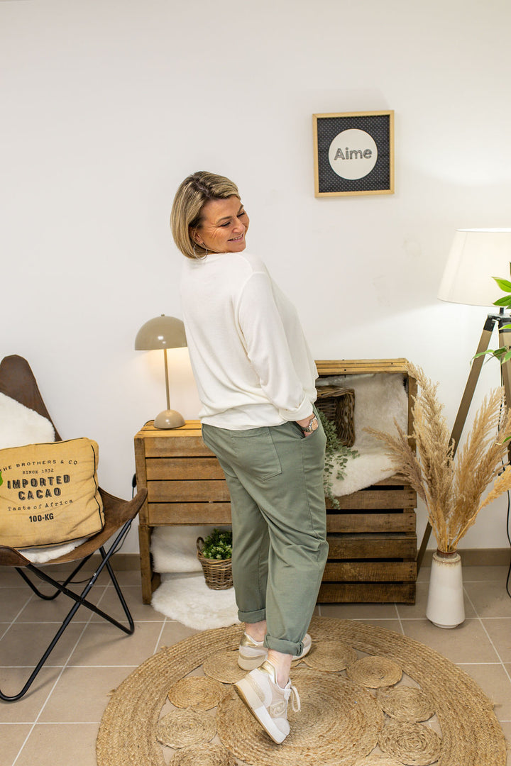 Panta jogg Adèle Kaki