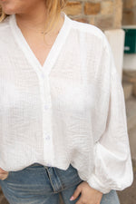 Charger l&#39;image dans la galerie, Blouse Tony Blanc
