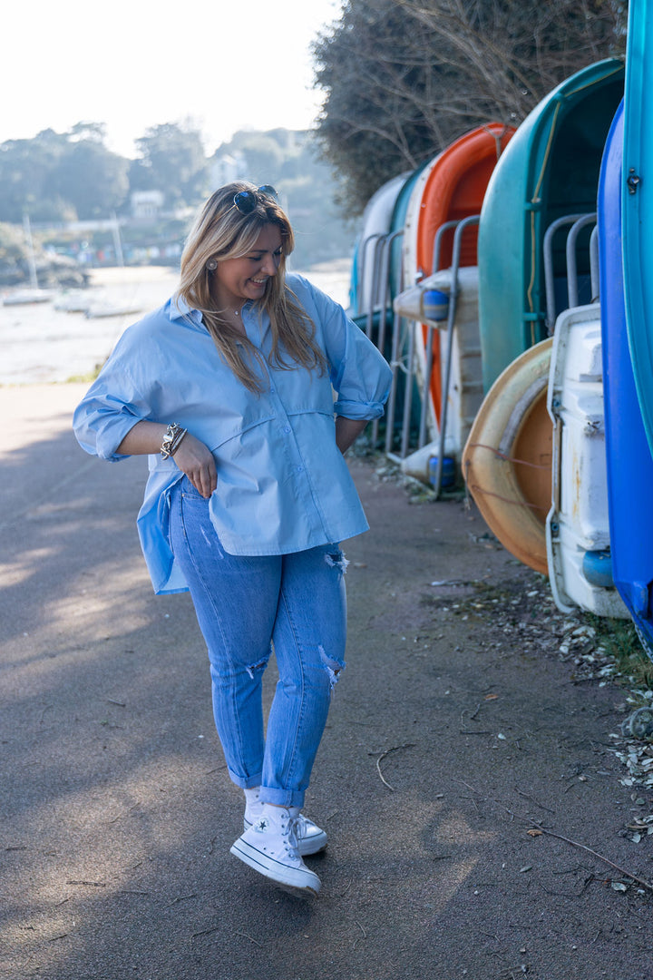Chemisier Bleu Amandine Lili Cocotte