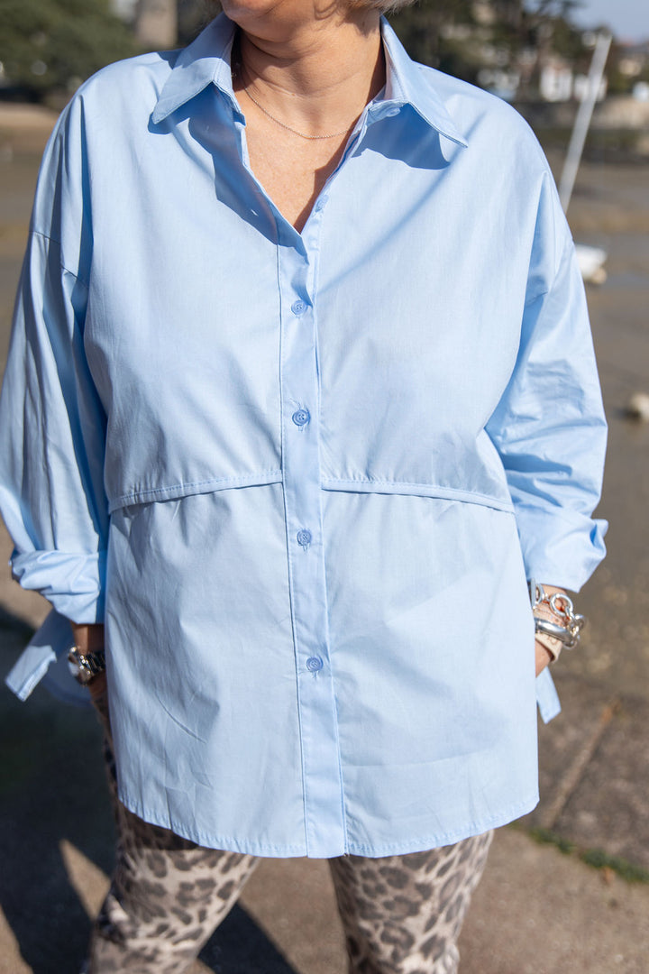 Chemisier Bleu Amandine Lili Cocotte