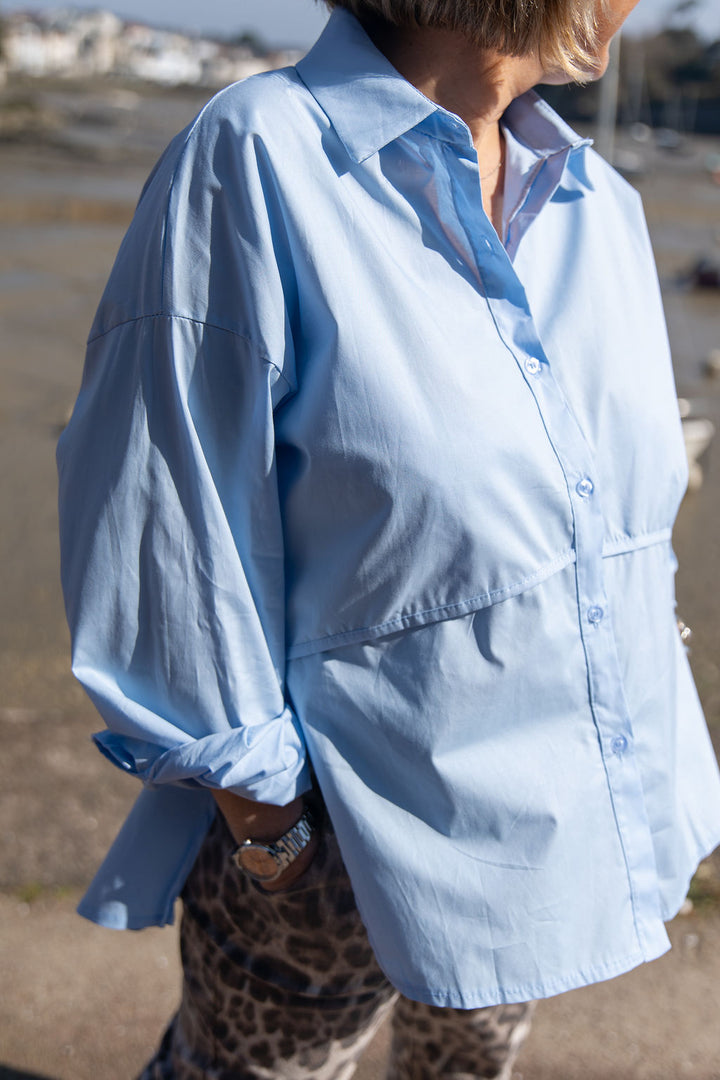 Chemisier Bleu Amandine Lili Cocotte