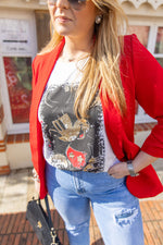 Charger l&#39;image dans la galerie, Blazer Marie Rouge

