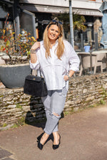 Charger l&#39;image dans la galerie, Chemisier Blanc Amandine Lili Cocotte
