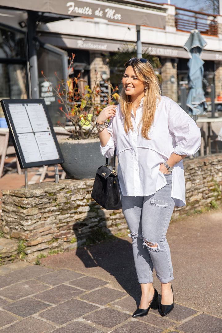 Chemisier Blanc Amandine Lili Cocotte
