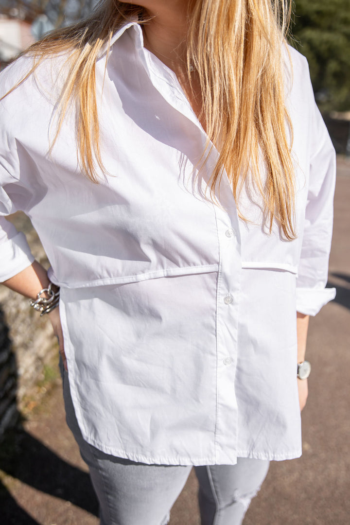 Chemisier Blanc Amandine Lili Cocotte