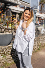 Charger l&#39;image dans la galerie, Chemisier Blanc Amandine Lili Cocotte
