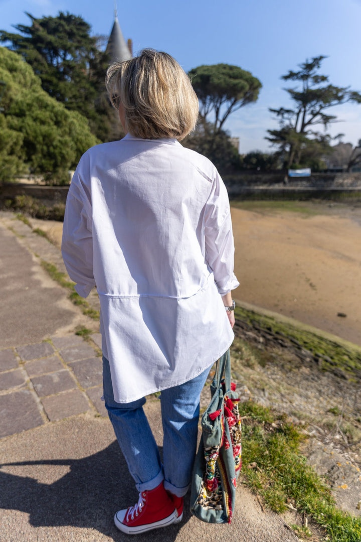 Chemisier Blanc Amandine Lili Cocotte